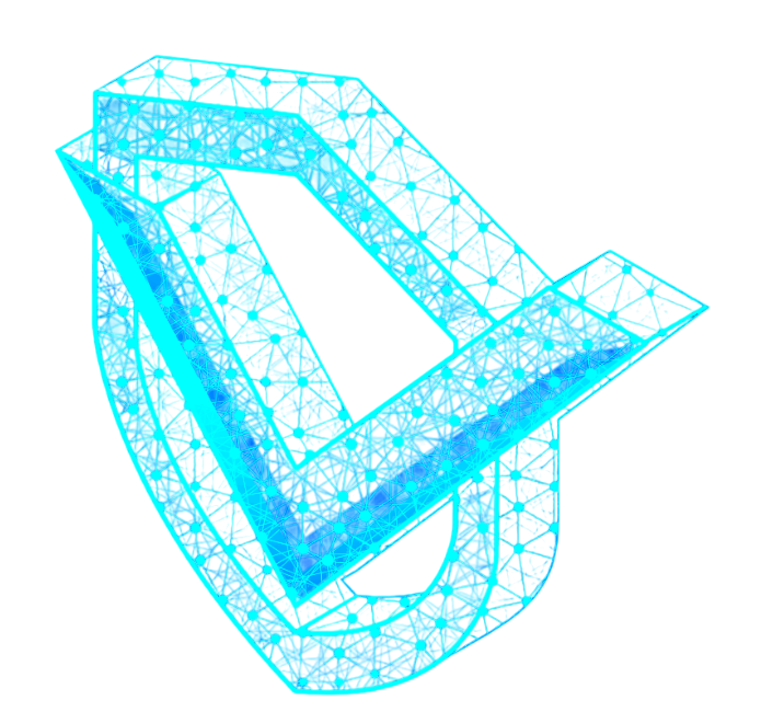 imagem de escudo em textura tecnológica