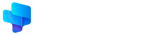 O logo do Microsoft Copilot for Services