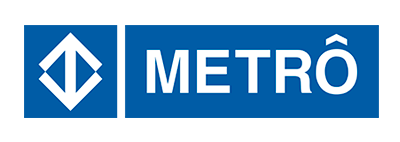 O logo da Metrô de São Paulo