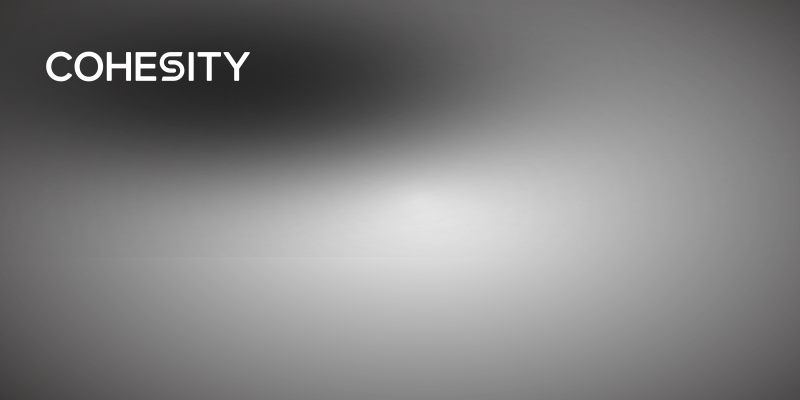 banner Cohesity/Veritas