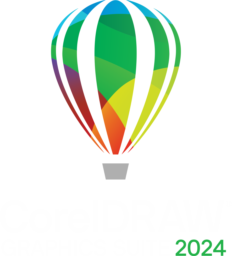 O logo do CorelDRAW 2024