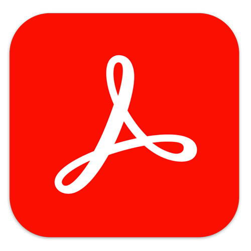 O logo do Adobe Acrobat DC